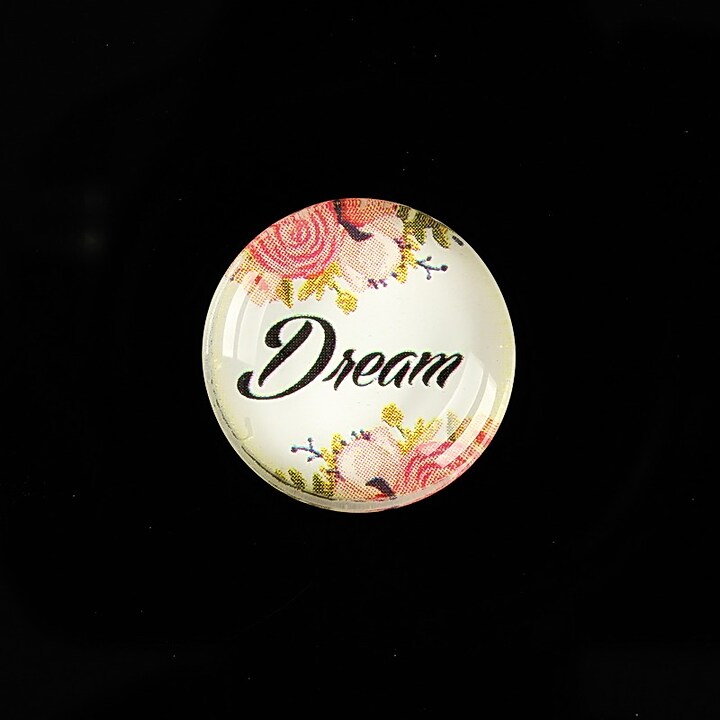 Cabochon sticla 20mm "Dream" cod 942
