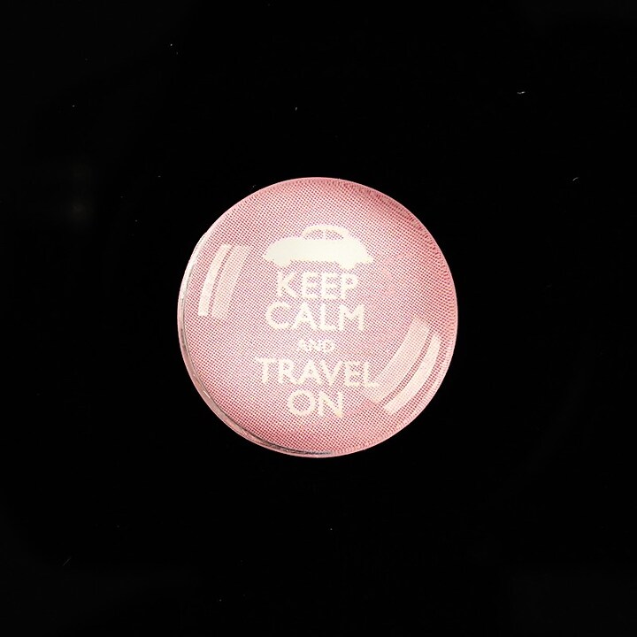 Cabochon sticla 20mm "Always Keep Calm" cod 953