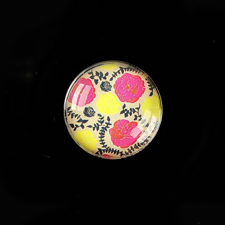 Cabochon sticla 20mm "Pattern" cod 979