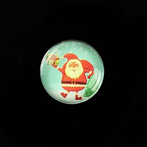 Cabochon sticla 20mm "Christmas" cod 988