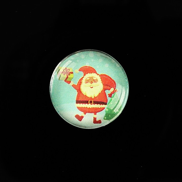 Cabochon sticla 20mm "Christmas" cod 988