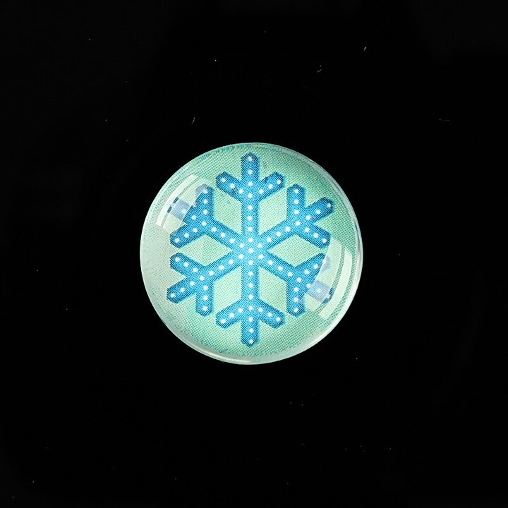 Cabochon sticla 20mm "Christmas" cod 990