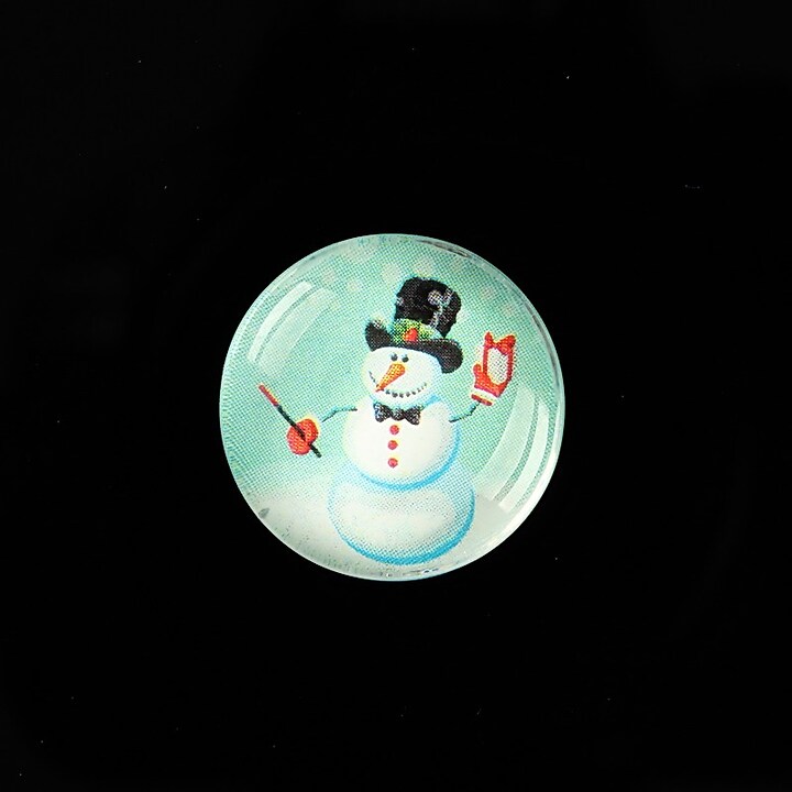 Cabochon sticla 20mm "Christmas" cod 991