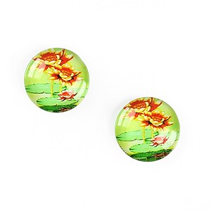 Cabochon sticla 14mm cod A4105