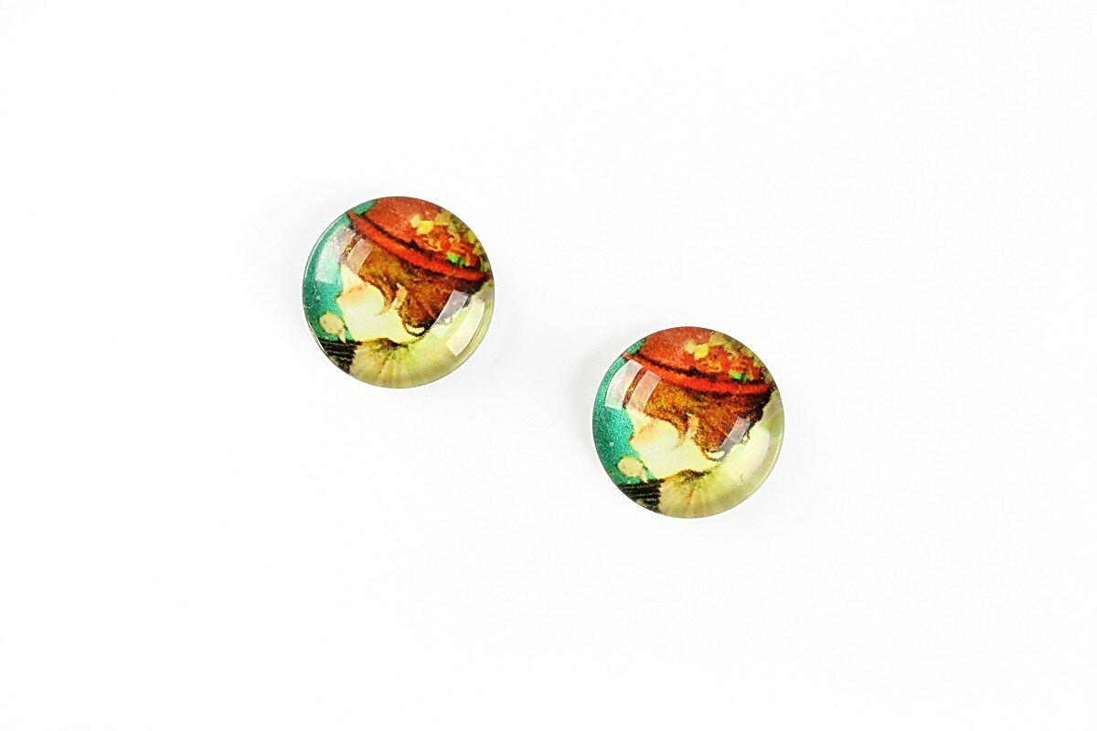 Cabochon sticla 12mm cod A4224