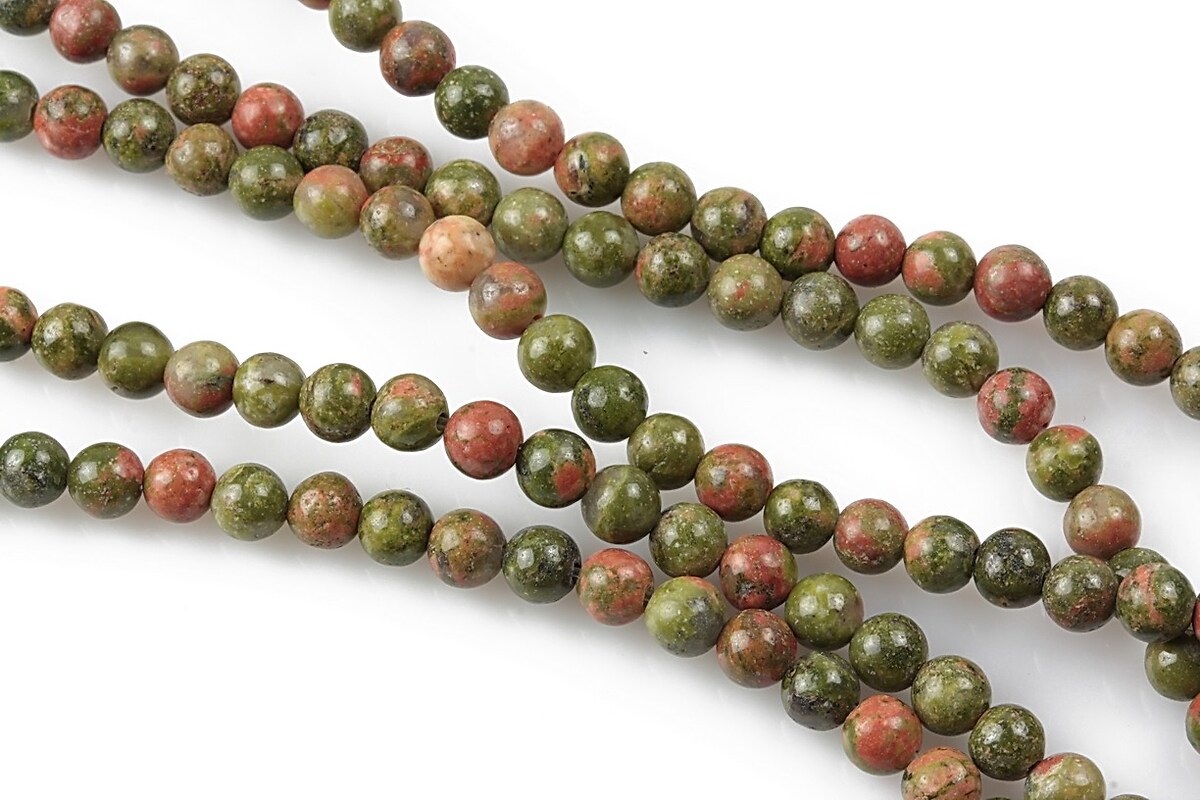 Unakite sfere 4mm (10 buc.)