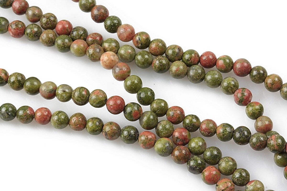 Unakite sfere 4mm (10 buc.)