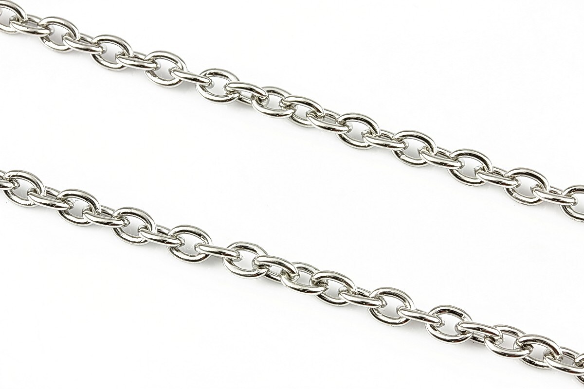 Lant otel inoxidabil 304, zale nesudate 6x4mm (49cm)