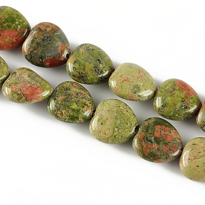 Unakite inima 10mm