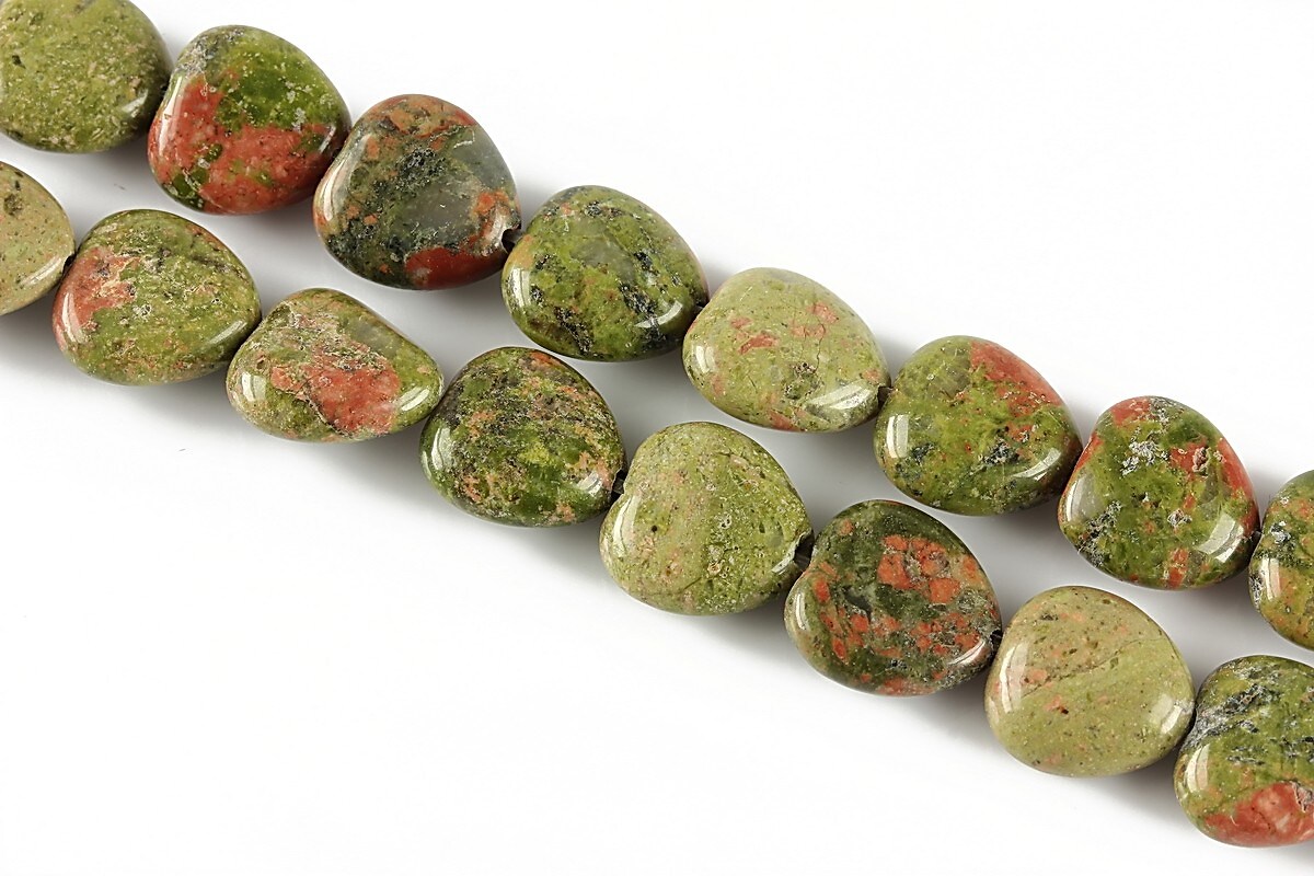 Unakite inima 10mm