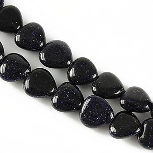 Blue goldstone inima 10mm