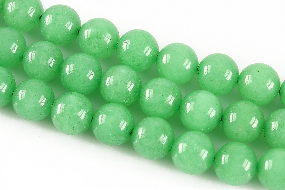 Jad sfere 10mm - verde deschis