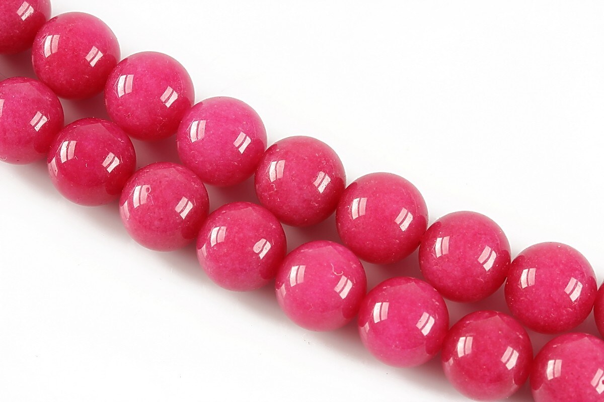Jad sfere 10mm - roz bonbon
