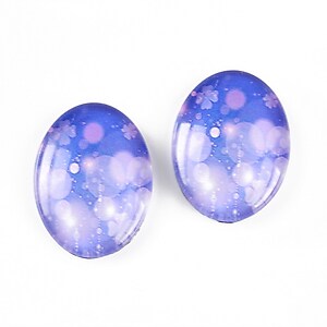 Cabochon sticla 25x18mm cod A5499