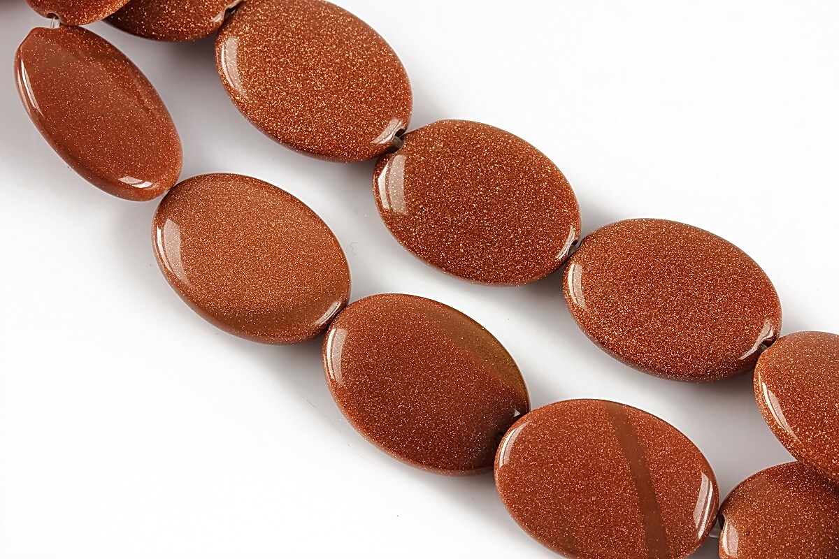 Goldstone oval 18x13mm