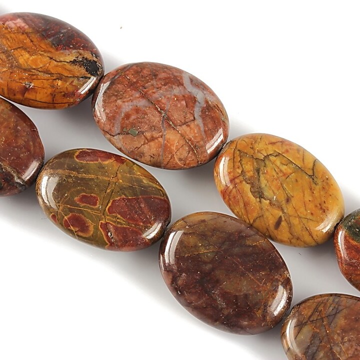 Picasso jasper oval 18x13mm