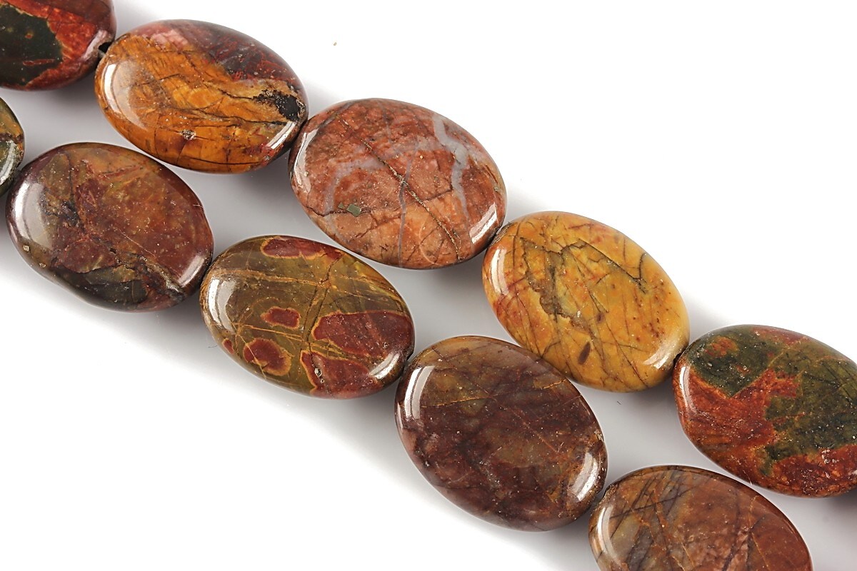 Picasso jasper oval 18x13mm