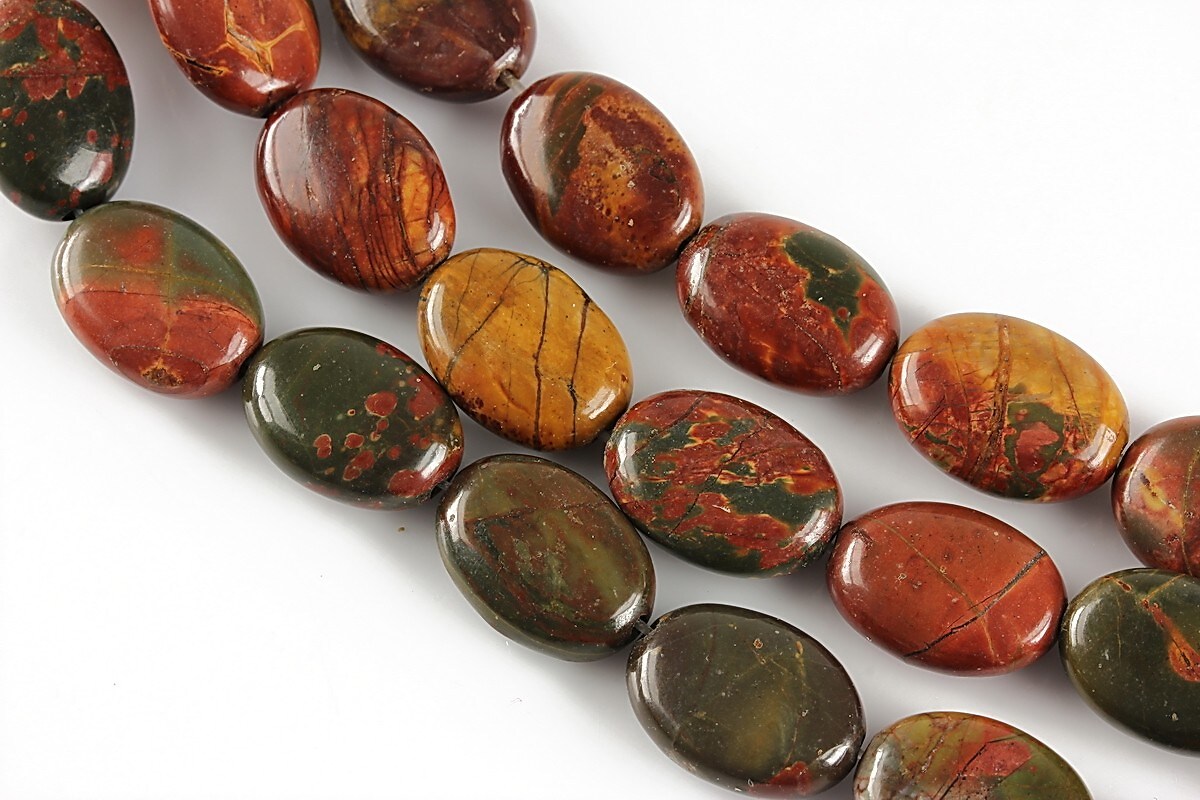 Picasso jasper oval 14x10mm