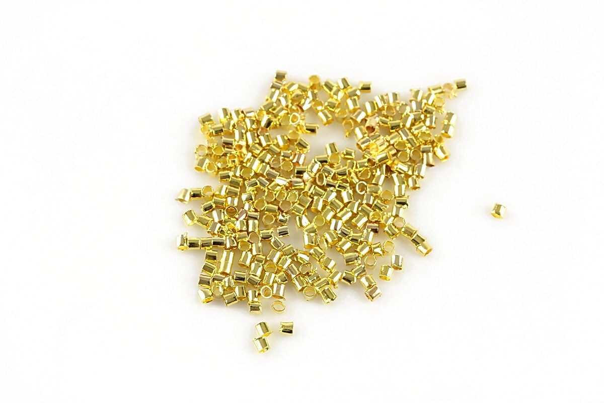 Crimp auriu 1,2mm (3g - aprox. 400 buc.)