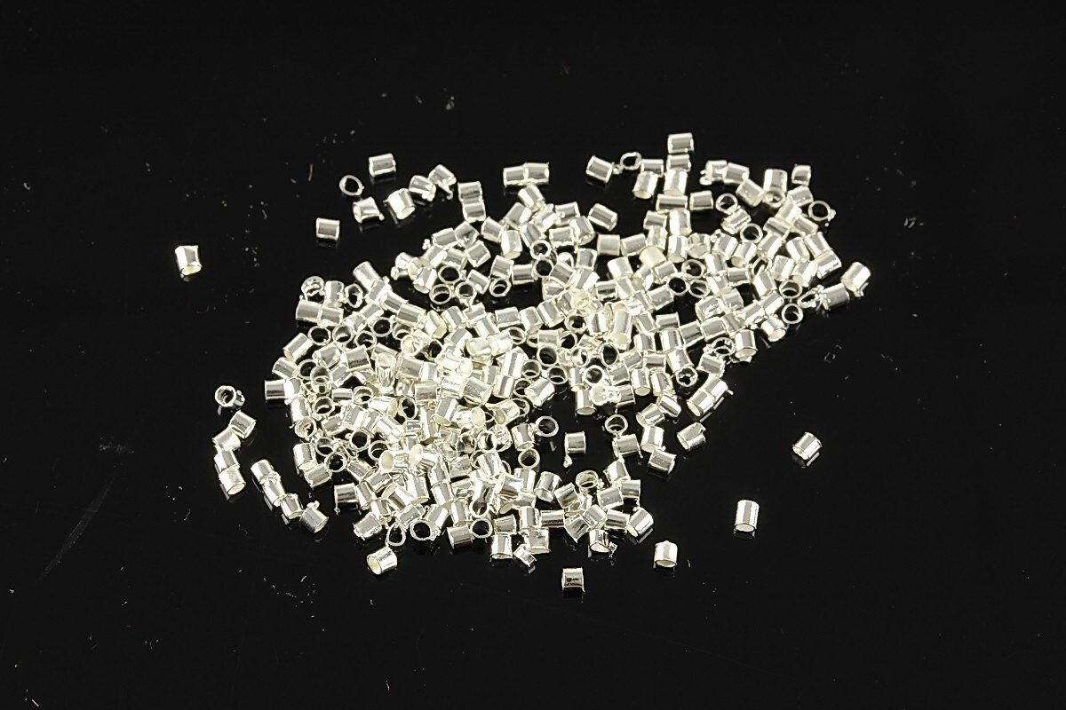 Crimp argintiu 1,2mm (3g - aprox. 400 buc.)