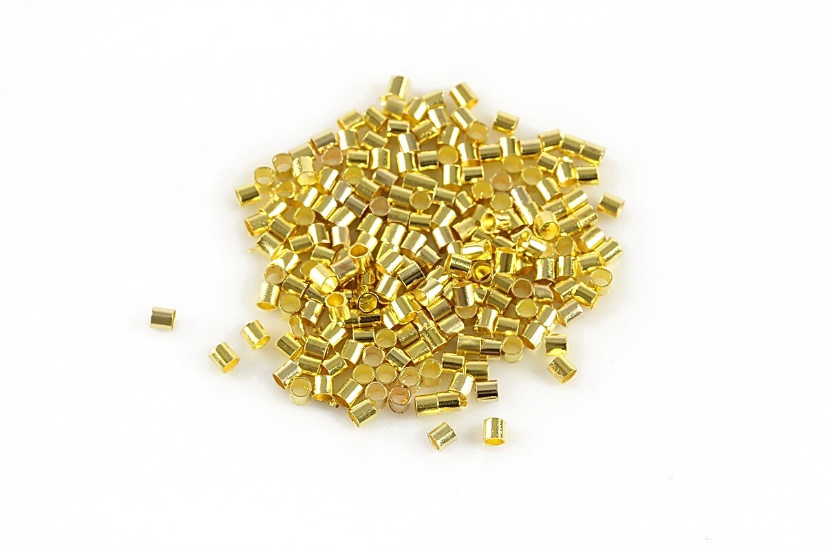 Crimp auriu 1,8mm (3g - aprox. 300 buc.)