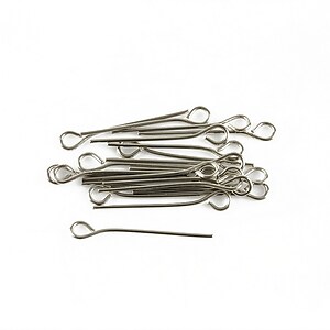 Ace cu bucla otel inoxidabil 2cm, grosime 0,6mm (50 buc.)