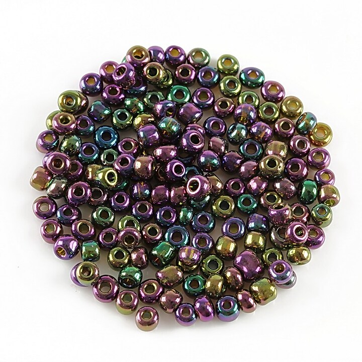 Margele de nisip lucioase 3mm (50g) - cod 532 - multicolor