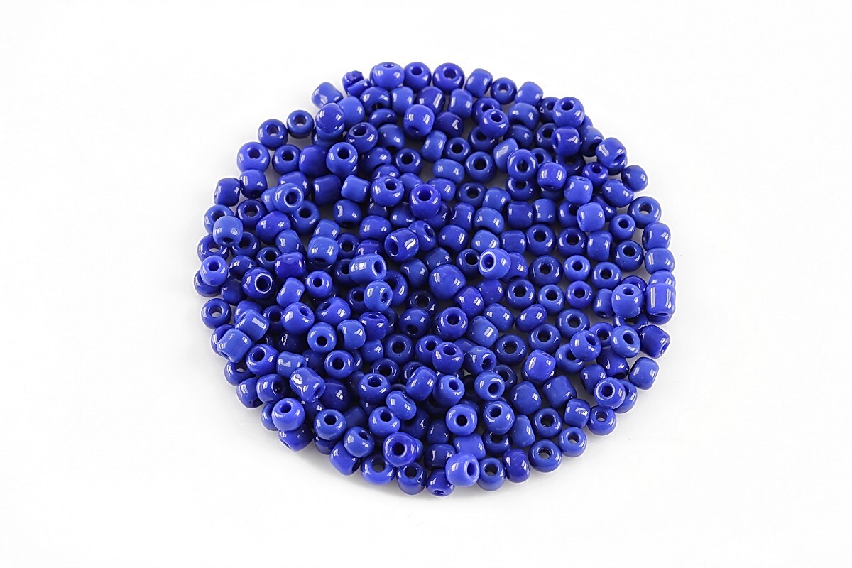 Margele de nisip 2mm lucioase (50g) - cod 528 - albastru safir