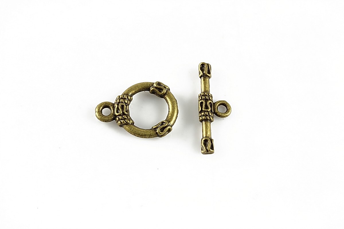 Inchizatoare toggle, bronz 17x13mm