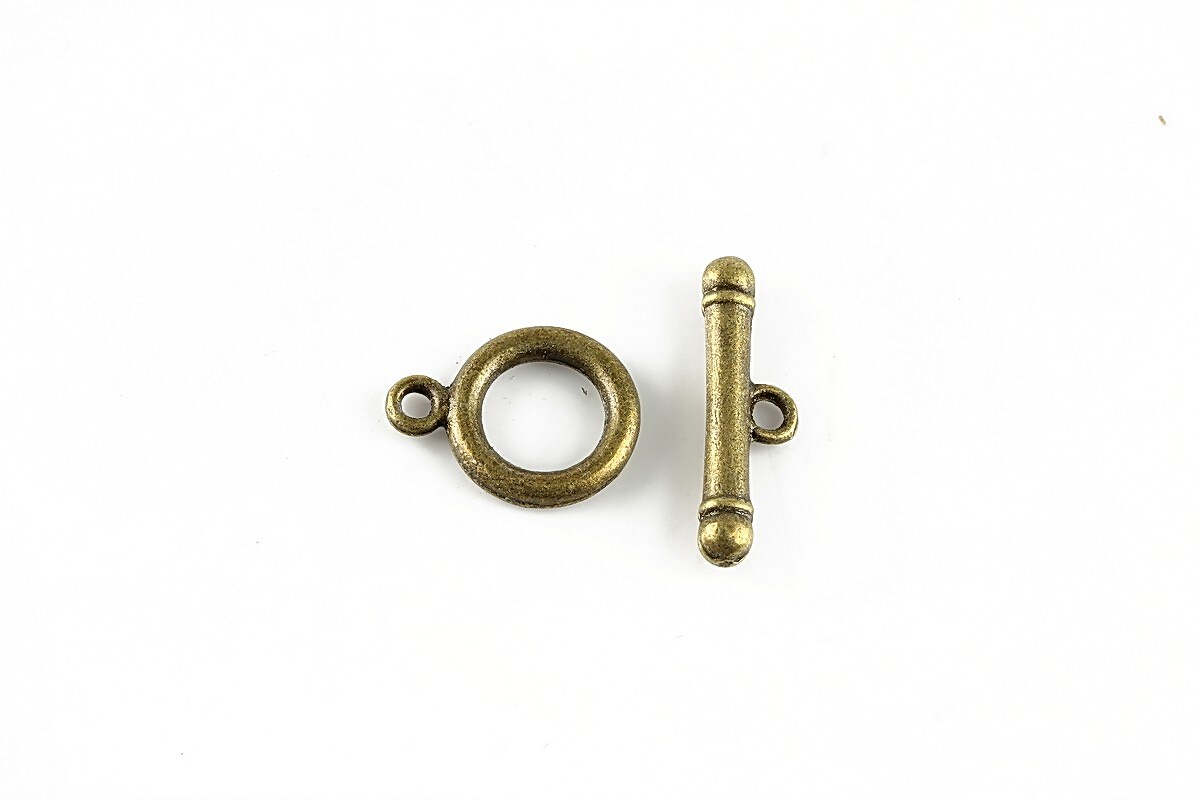 Inchizatoare toggle, bronz 15x12mm