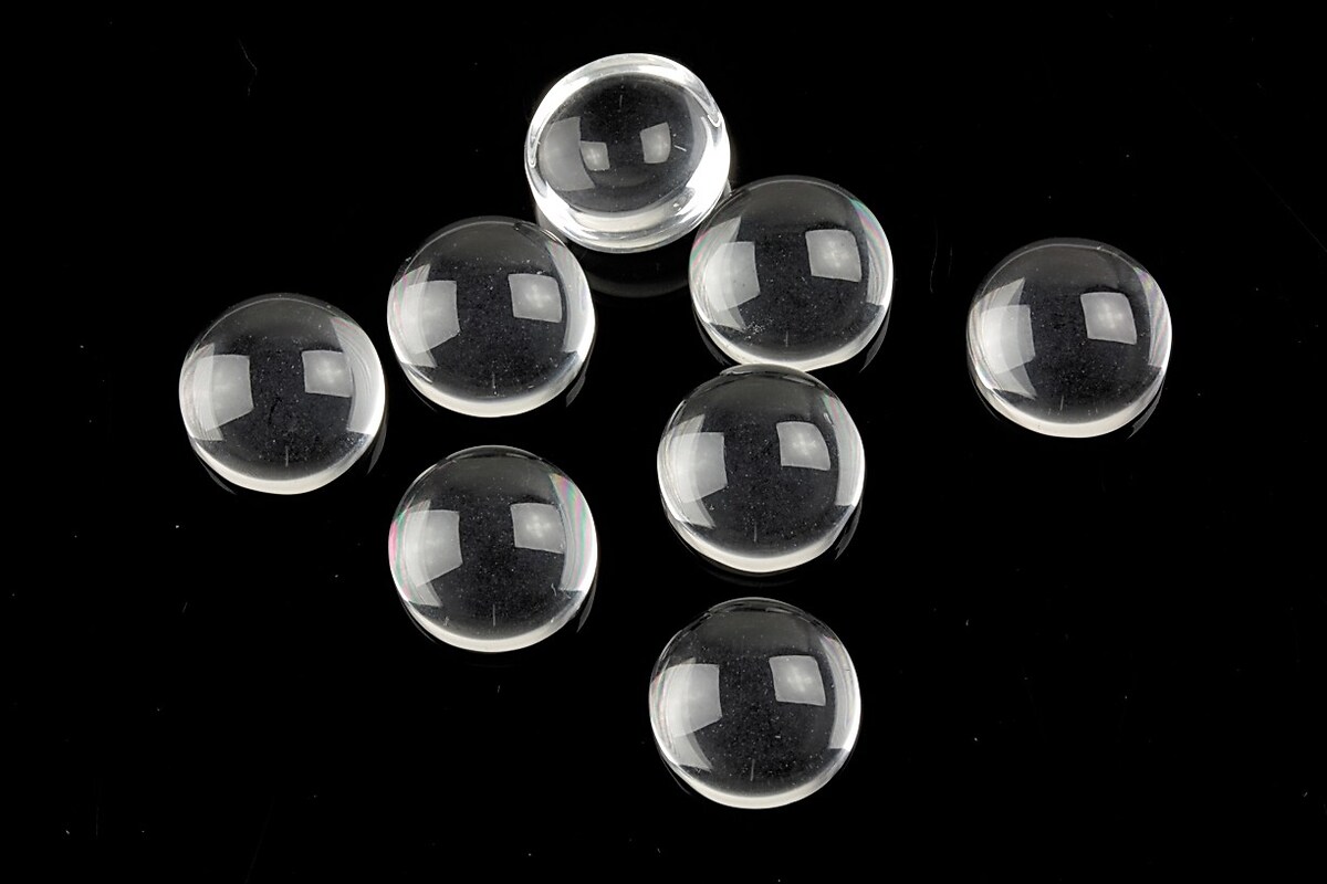 Cabochon de sticla transparenta pentru fundal personalizat 10mm