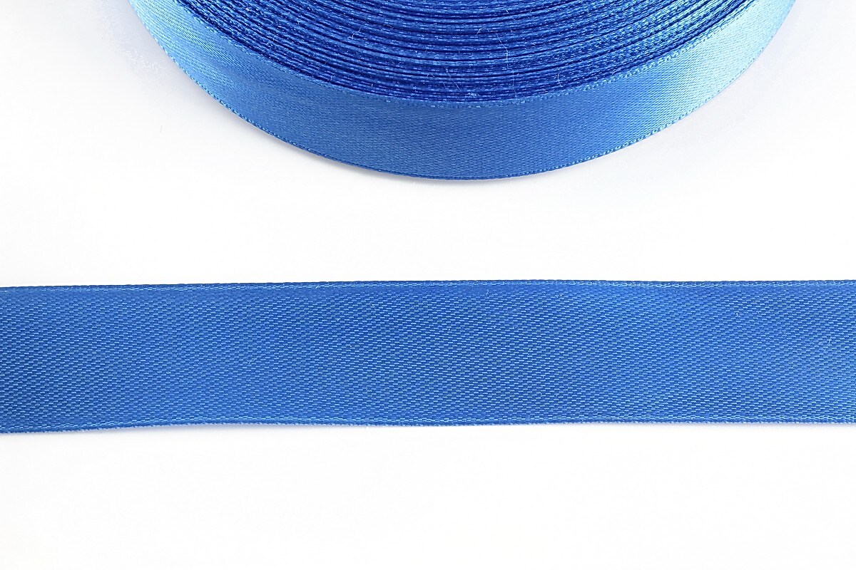 Panglica saten latime 1,8cm (1m) - albastru 