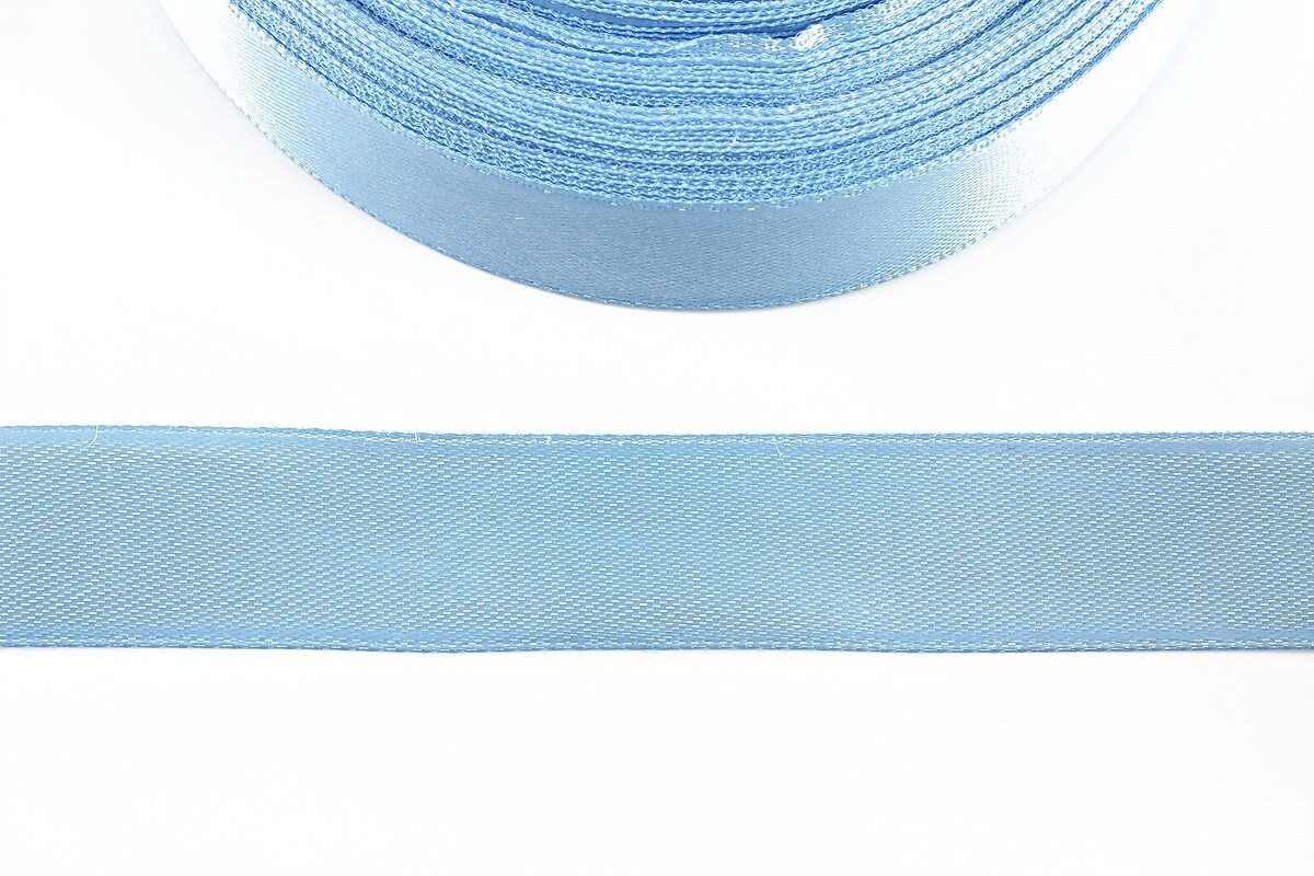 Panglica saten latime 1,8cm (1m) - albastru deschis