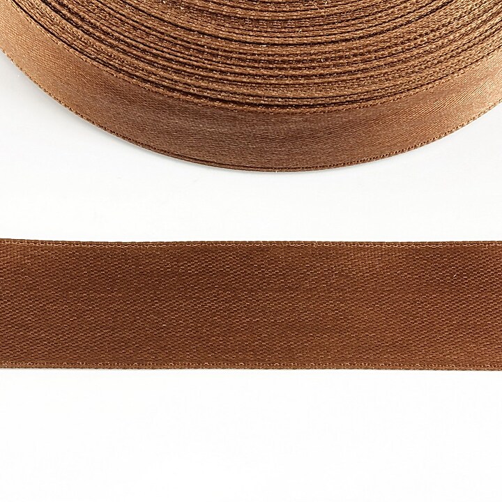 Panglica saten latime 1,8cm (1m) - maro aluna