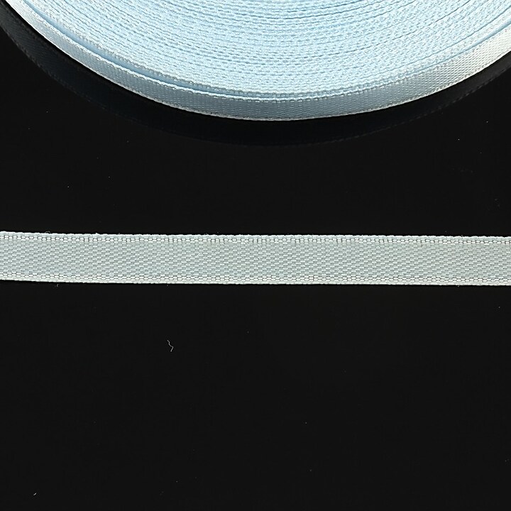 Panglica saten latime 0,6cm (1m) - bleu