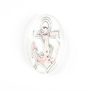 Cabochon sticla 30x20mm cod A5537