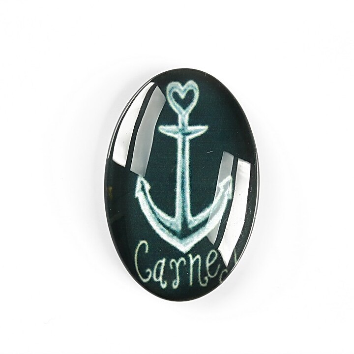 Cabochon sticla 30x20mm cod A5563