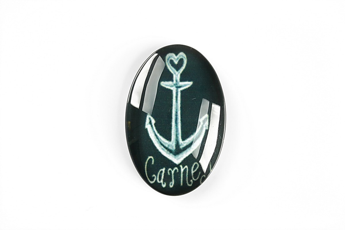 Cabochon sticla 30x20mm cod A5563