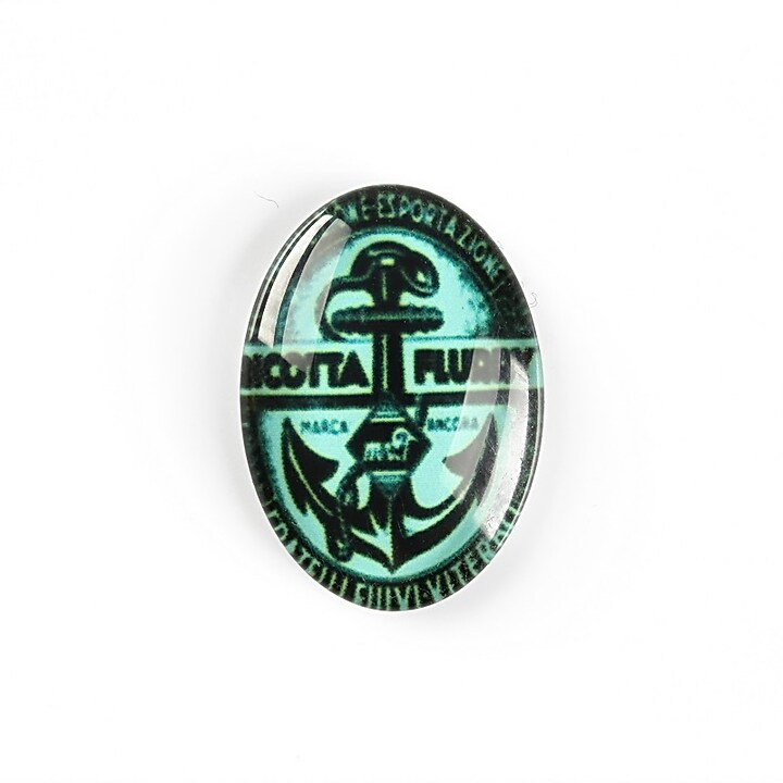 Cabochon sticla 25x18mm cod A5613