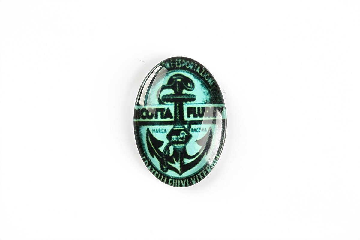 Cabochon sticla 25x18mm cod A5613