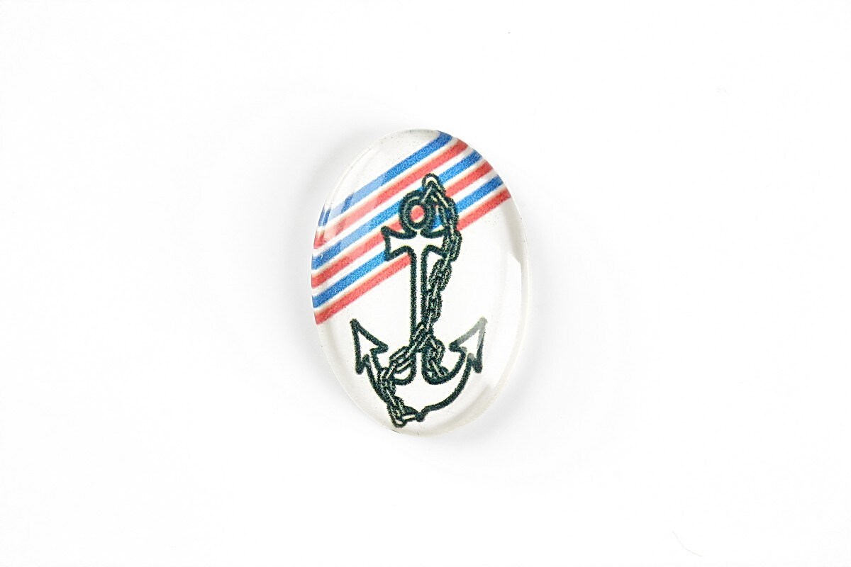 Cabochon sticla 25x18mm cod A5617