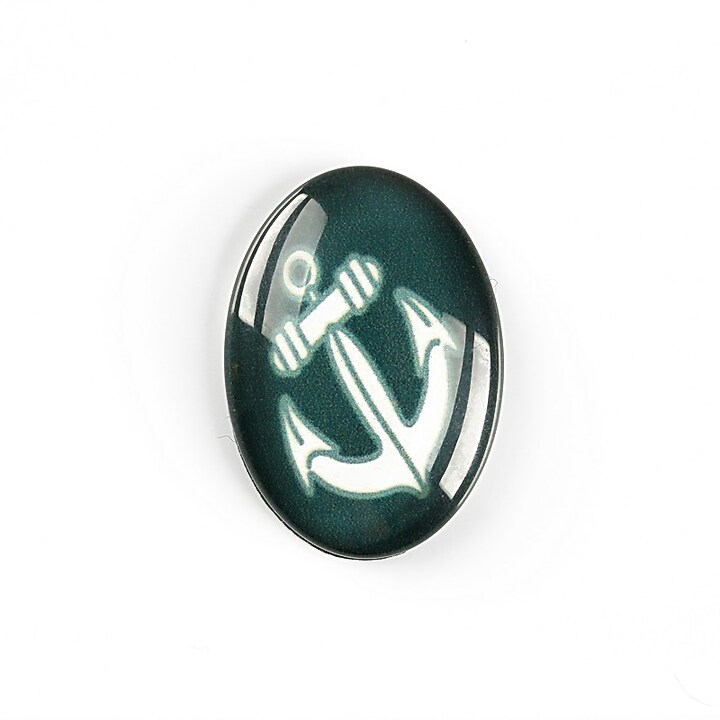 Cabochon sticla 25x18mm cod A5619