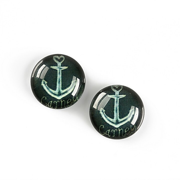 Cabochon sticla 14mm cod A5878