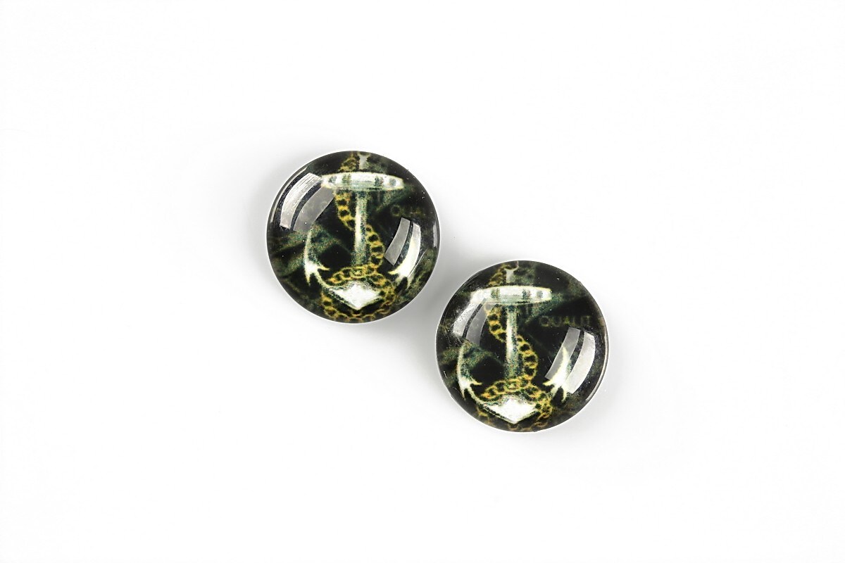 Cabochon sticla 14mm cod A5879