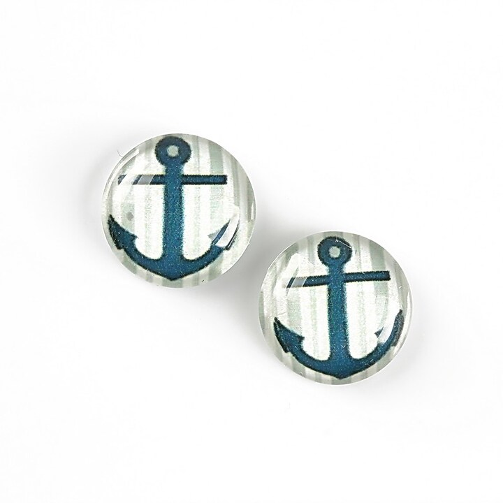 Cabochon sticla 14mm cod A5887