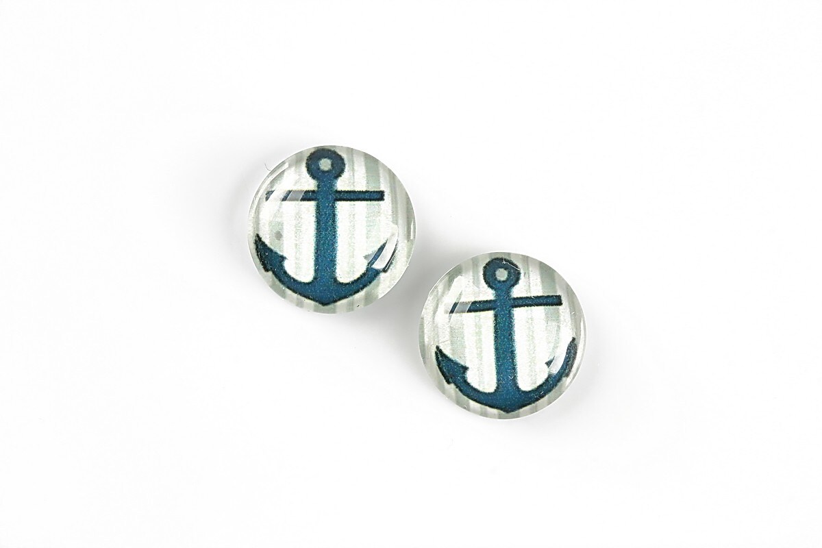 Cabochon sticla 14mm cod A5887