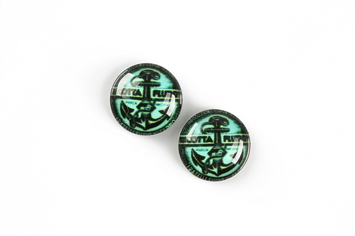 Cabochon sticla 14mm cod A5904