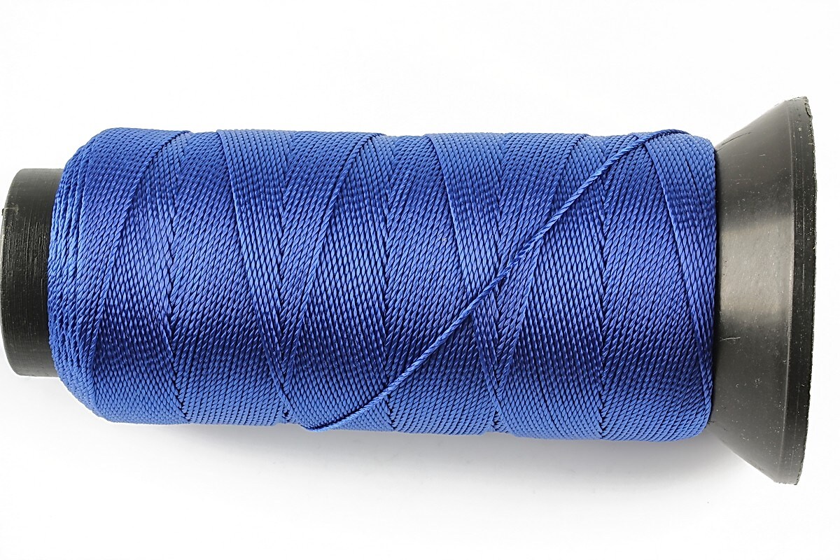 Ata de insirat 0,8mm, mosor de 130m - albastru safir