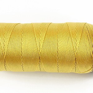 Ata de insirat 0,8mm, mosor de 130m - galben mustar