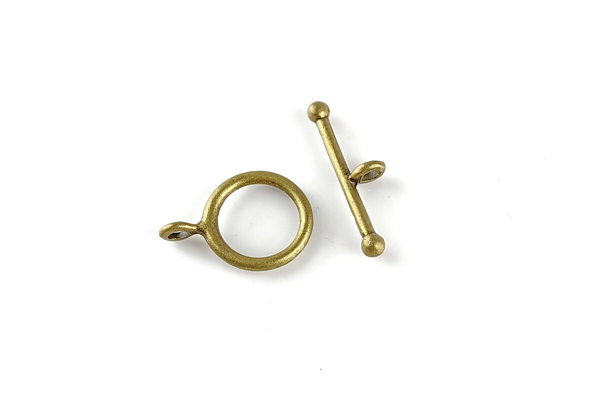 Inchizatoare toggle bronz 17x12mm